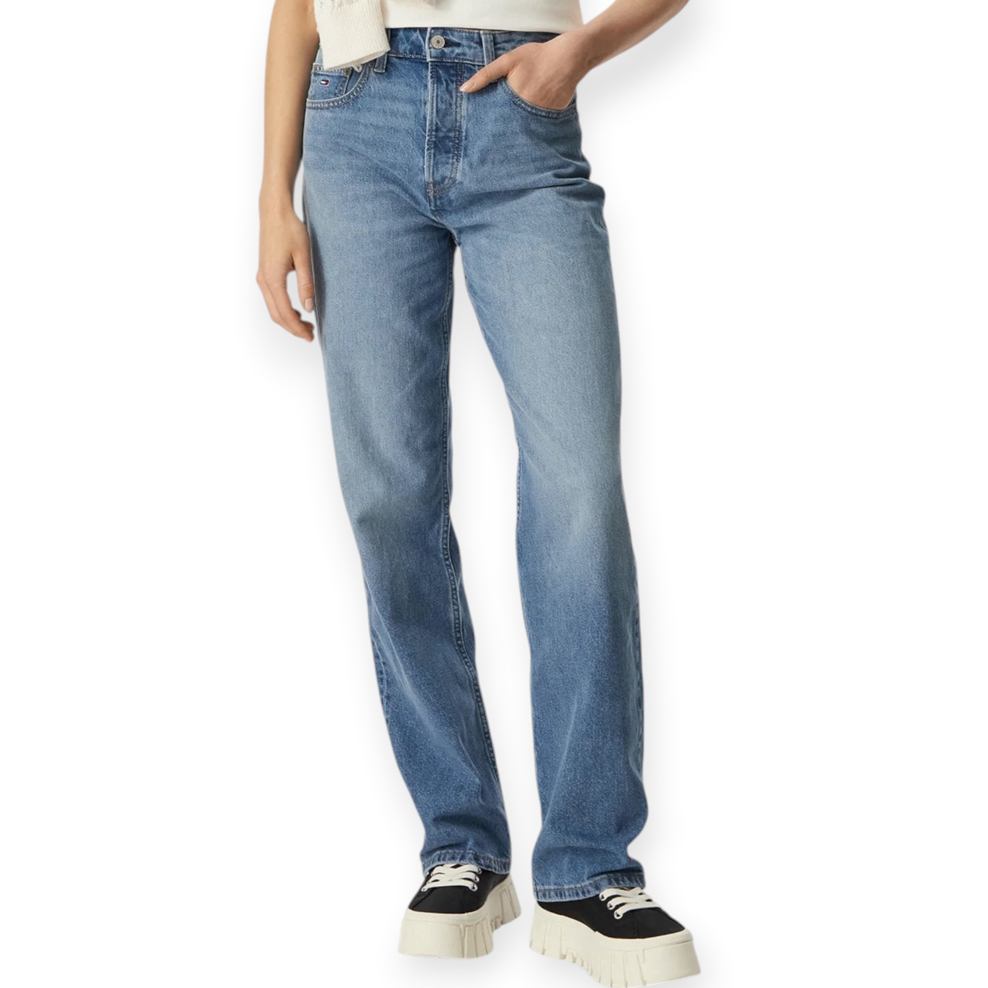 גינס נשים TOMMY HILFIGER LAYLA SLIM JEANS