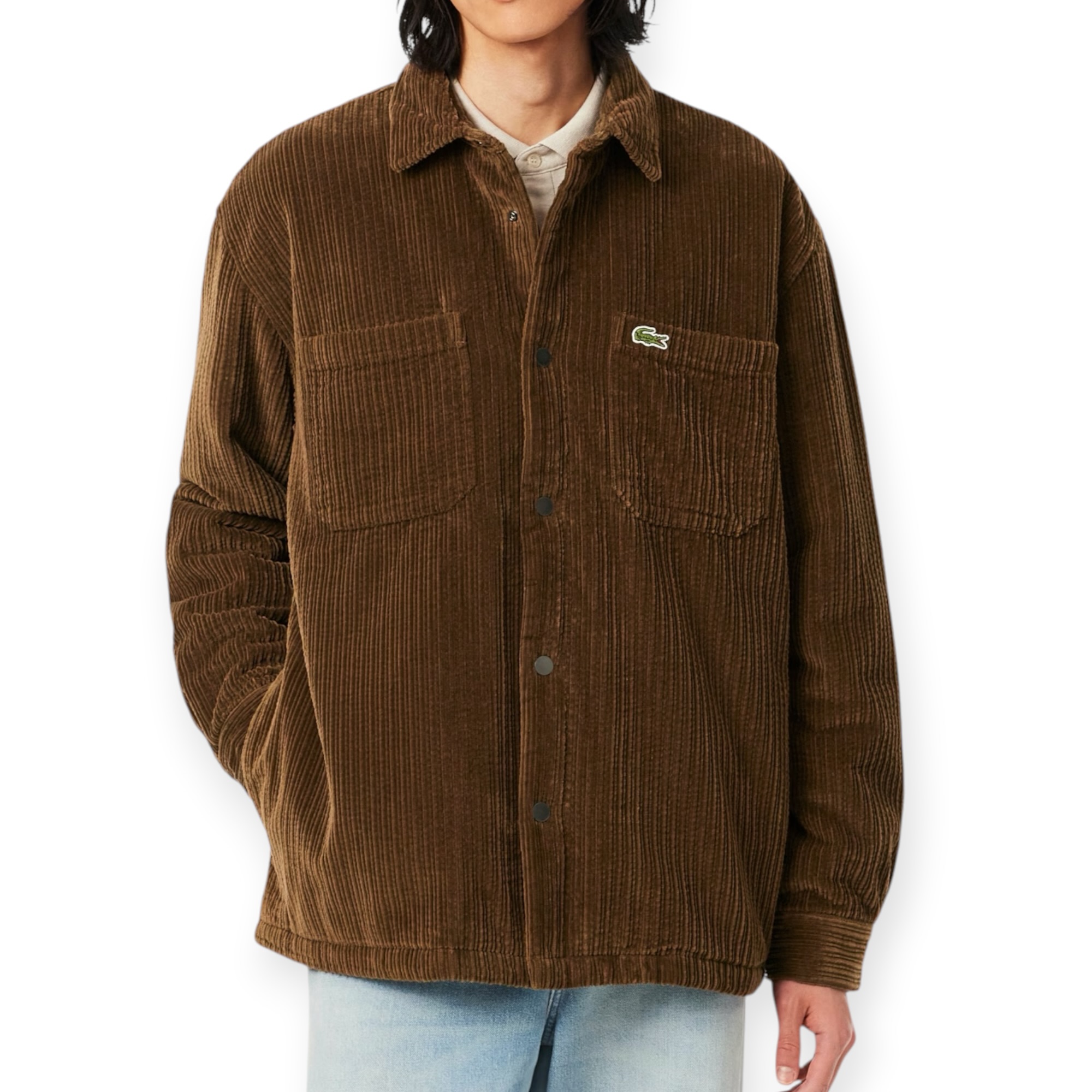 חולצה קורדרוי LACOSTE OVERSHIRTS