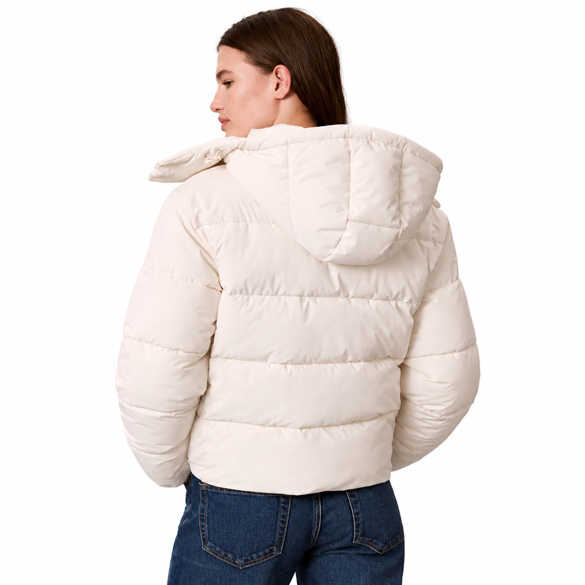 מעיל נשים CALVIN KLEIN HOODED PUFFER JACKET