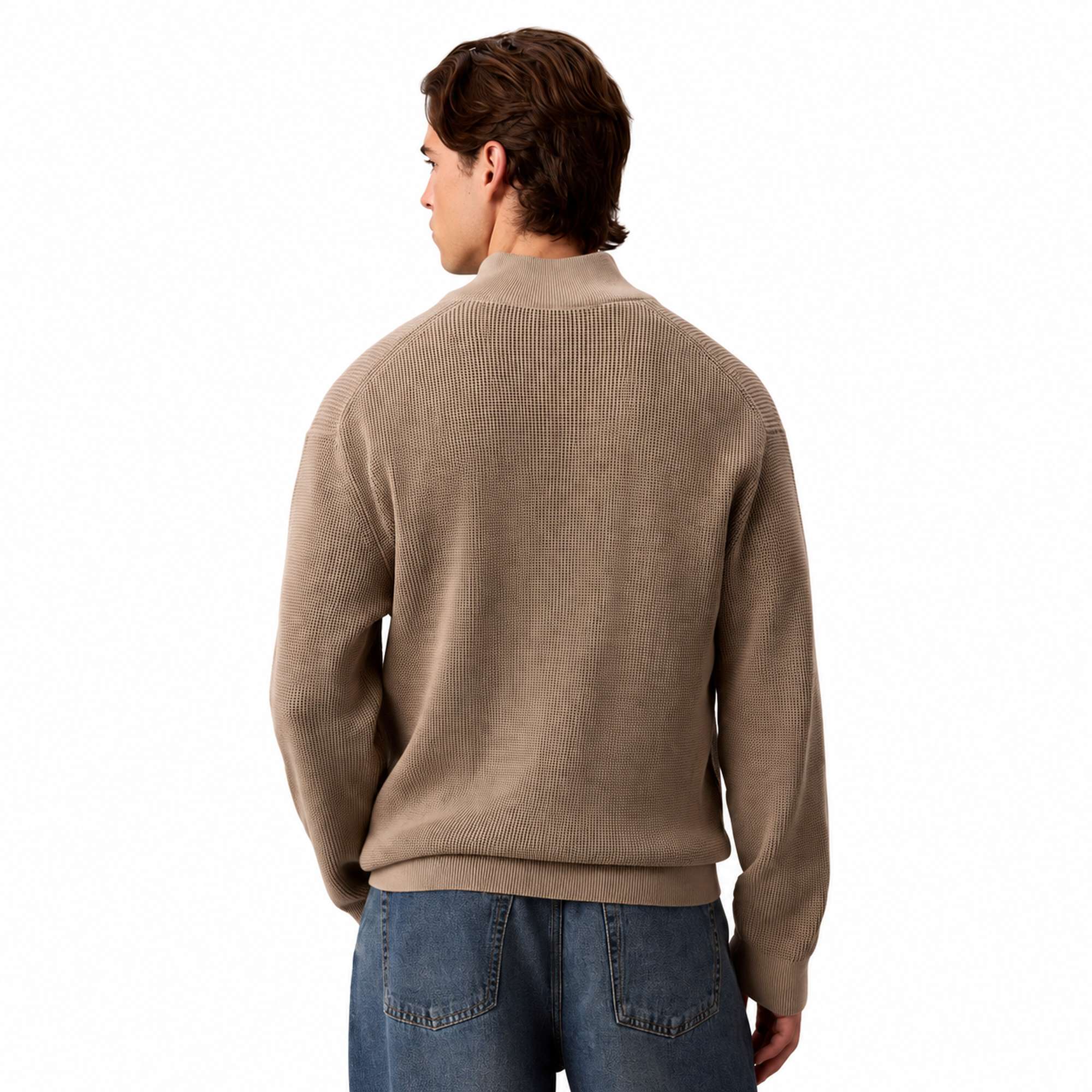 סריג גברים CALVIN KLEIN HALF ZIP SWEATER