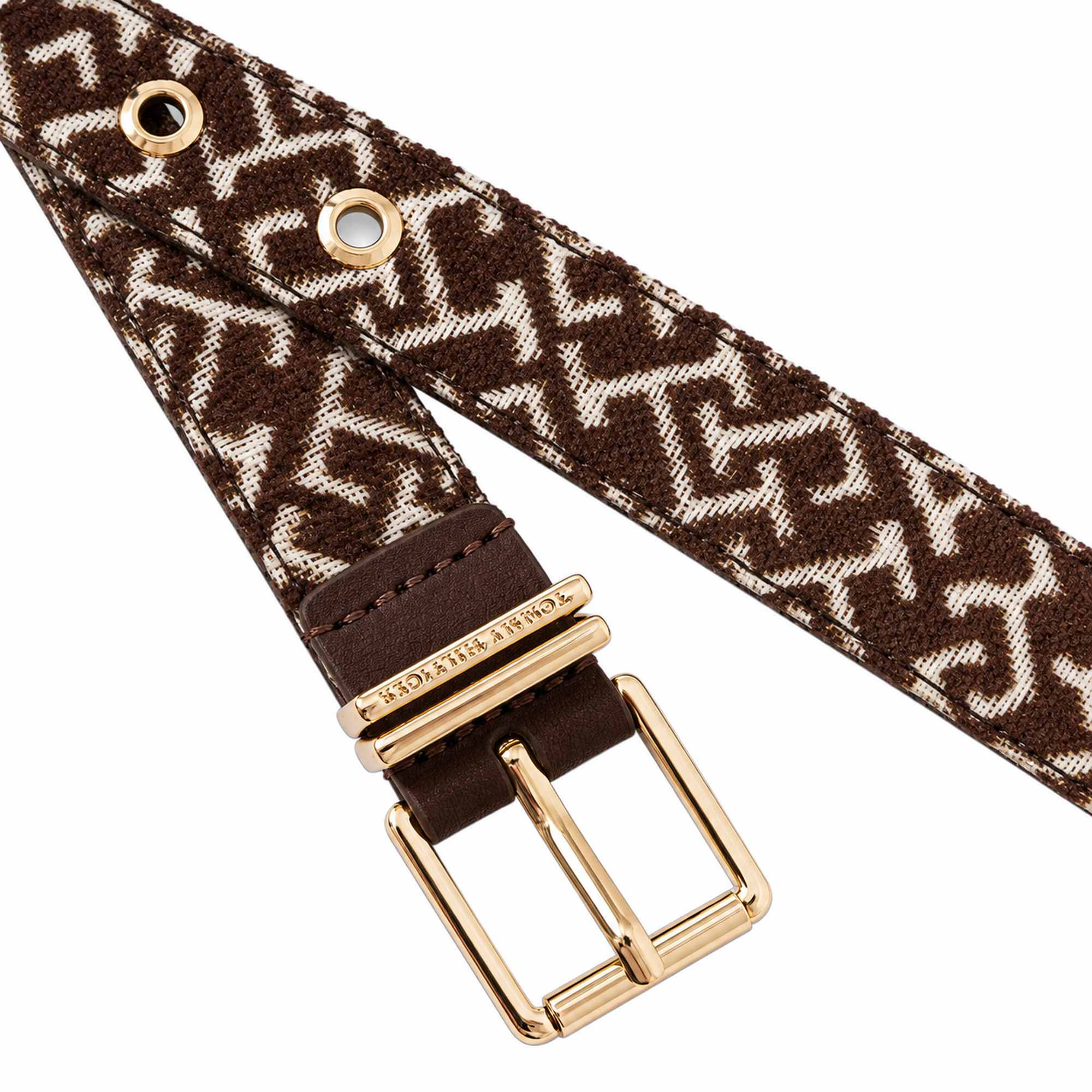 חגורה נשים TOMMY HILFIGER JACQUARD BELT