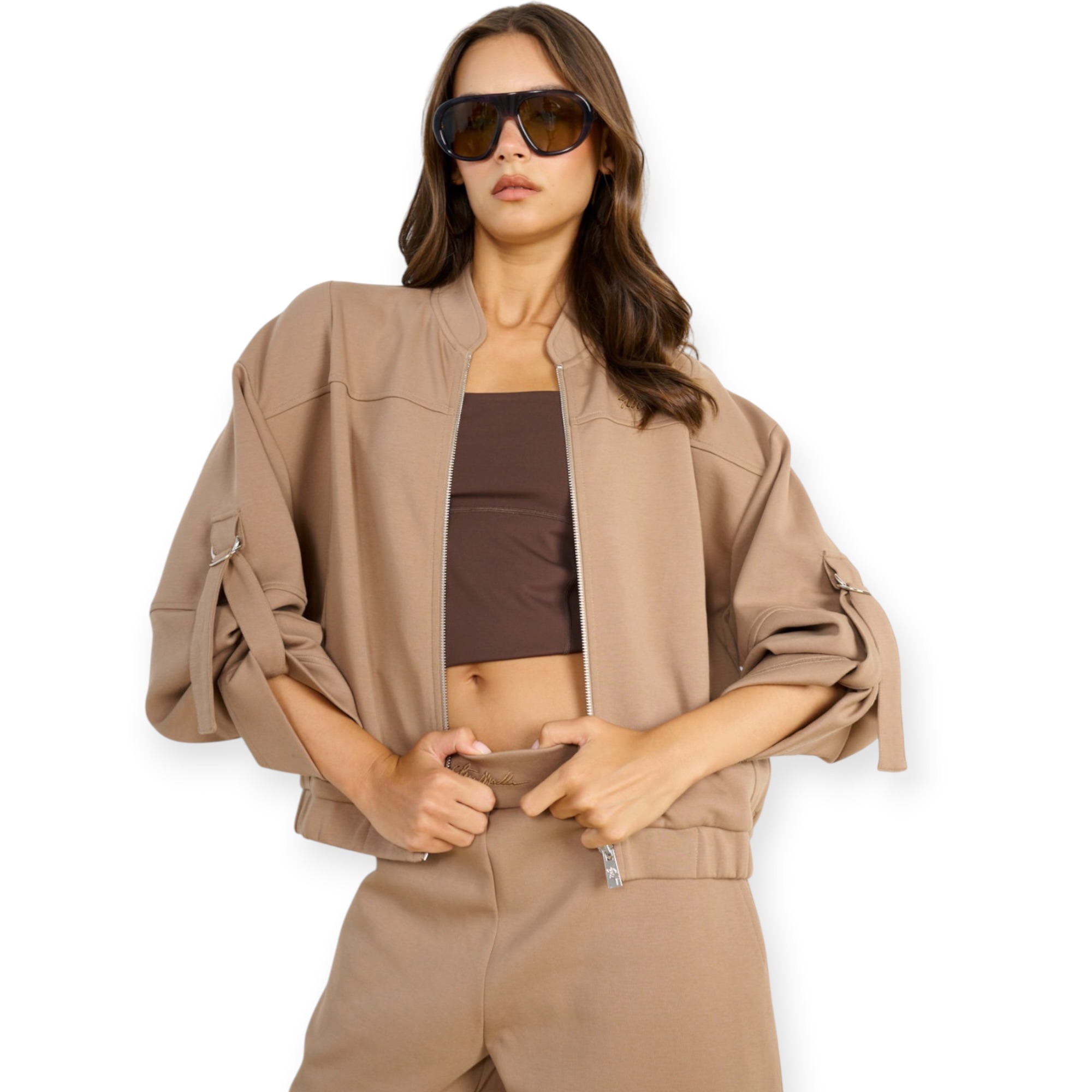 חליפה נשים STEVE MADDEN INTERLOCK LEON SET
