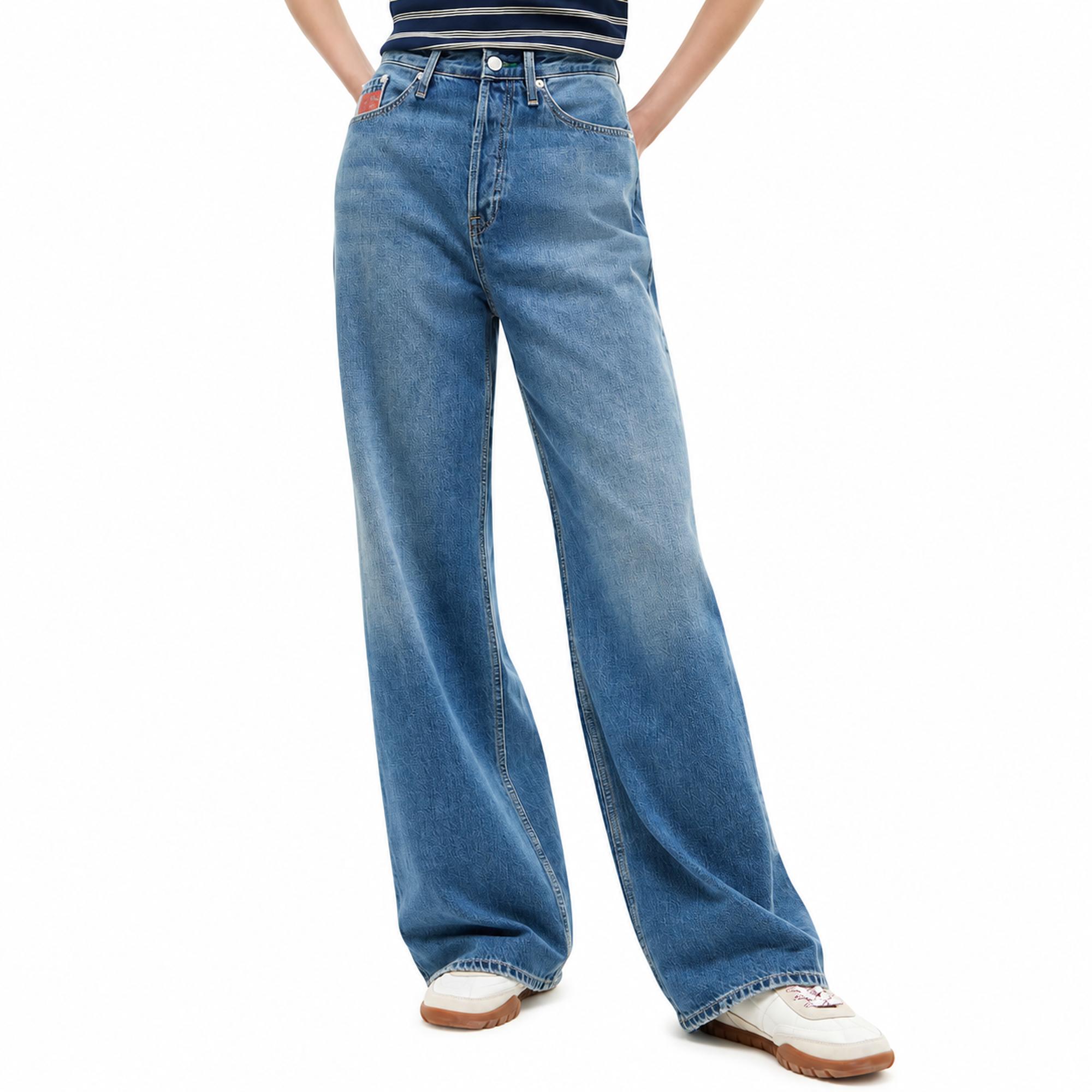 גינס נשים TOMMY HILFIGER CLAIRE WIDE JEANS