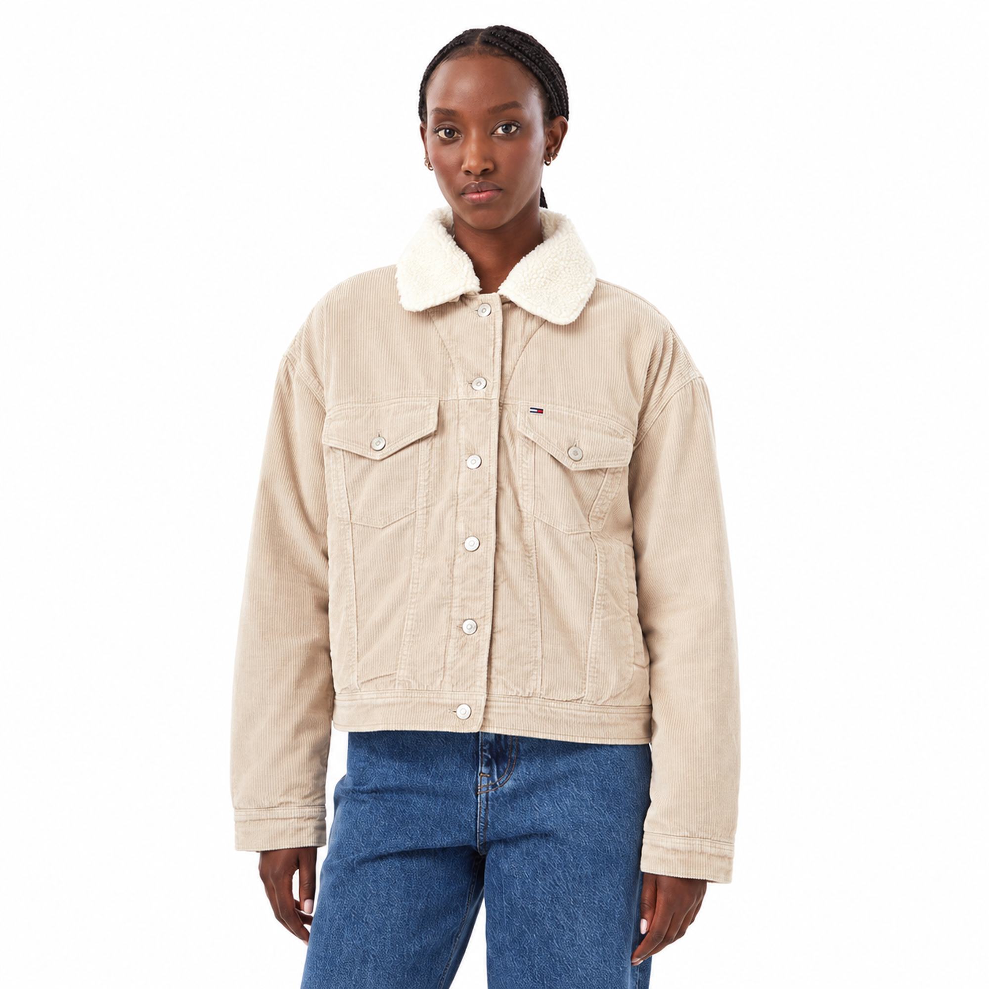 זקט נשים TOMMY HILFIGER CORD TRUCKER JACKET