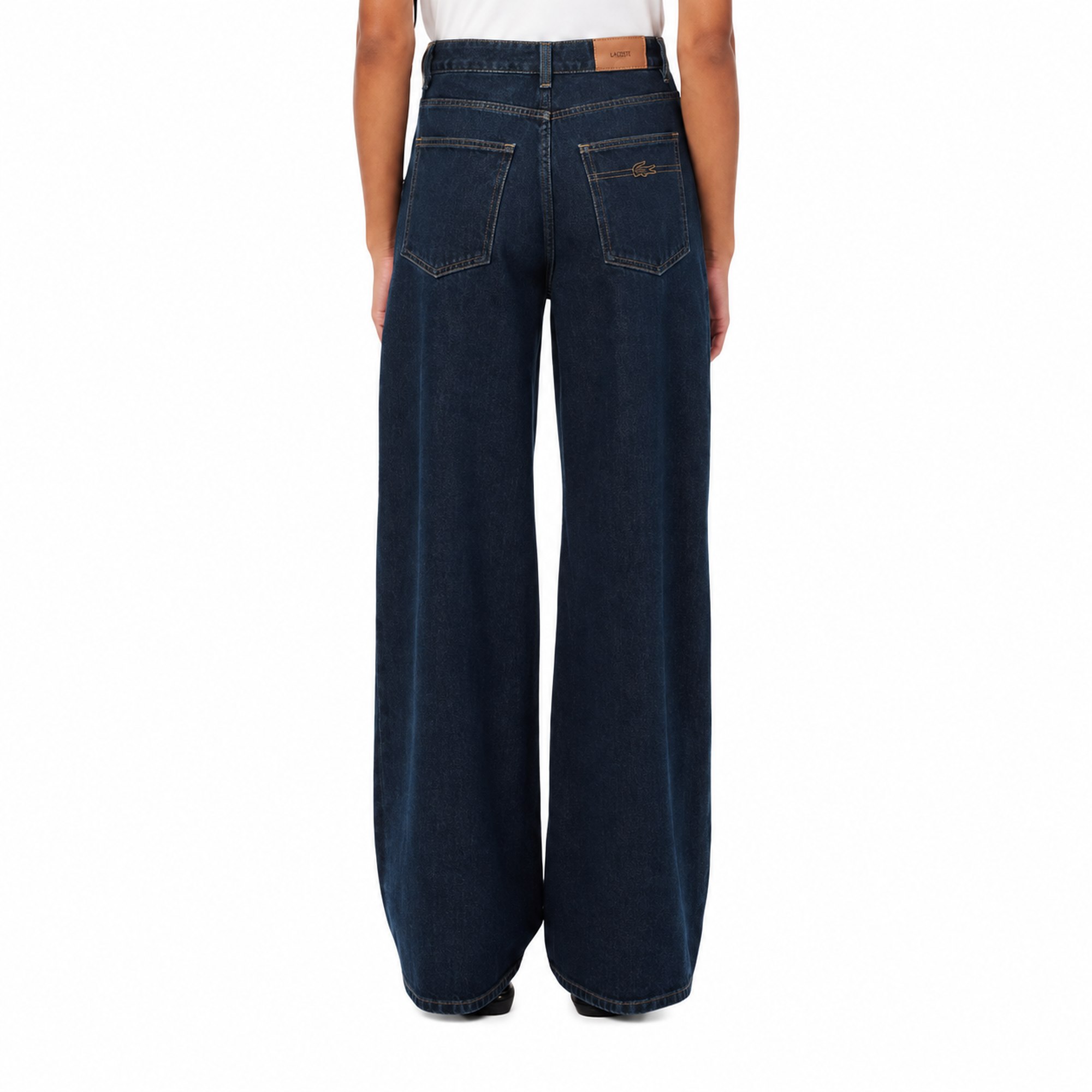 ג׳ינס נשים LACOSTE WIDE LEG JEANS ג׳ינס נשים LACOSTE WIDE LEG JEANS