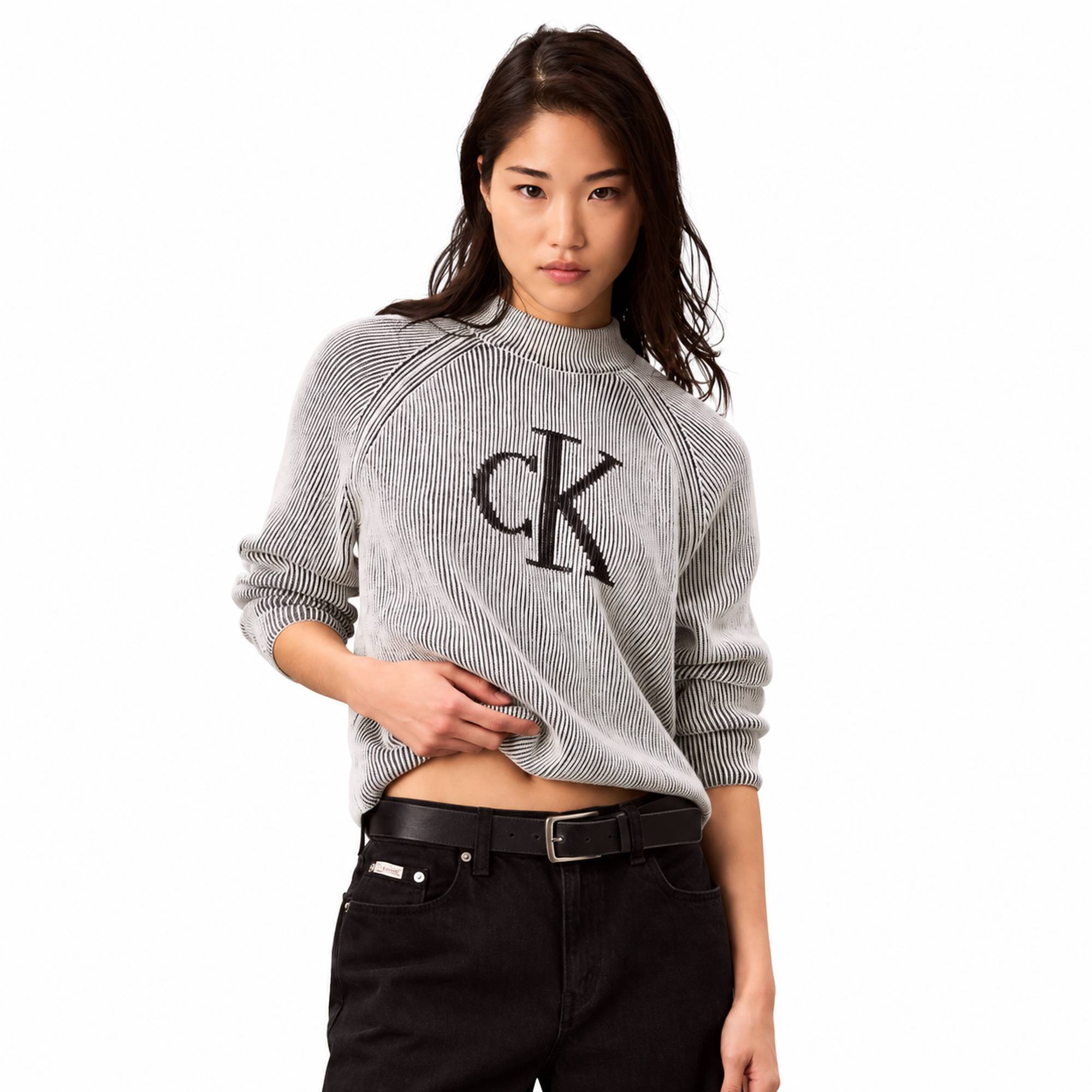 סריג נשים CALVIN KLEIN MOCK NECK