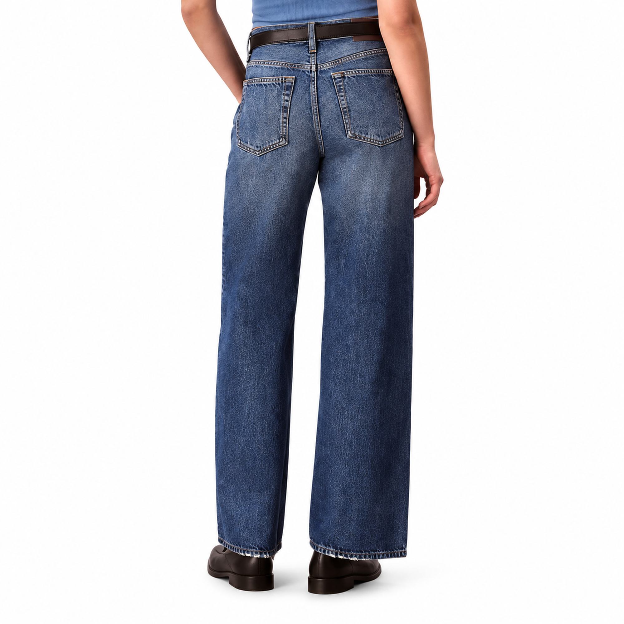 ג׳ינס נשים CALVIN KLEIN WIDE LEG JEANS ג׳ינס נשים CALVIN KLEIN WIDE LEG JEANS
