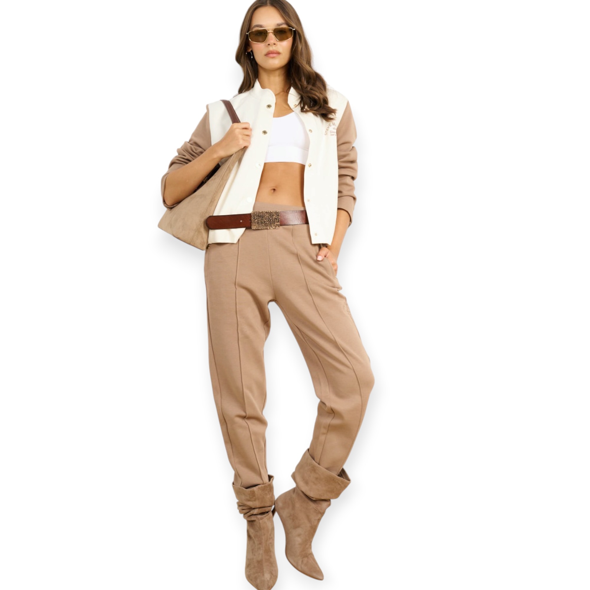 חליפה נשים STEVE MADDEN INTERLOCK TRIBECA SET