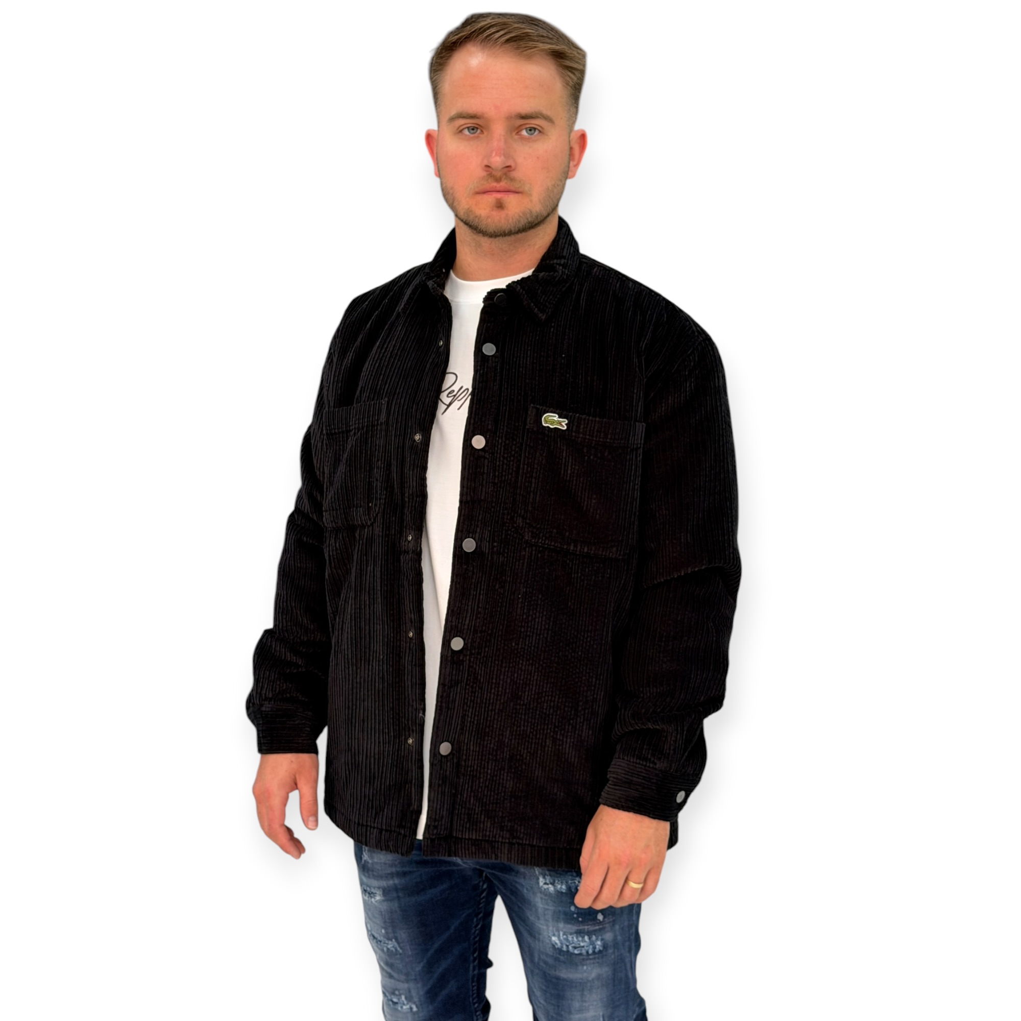 חולצה קורדרוי LACOSTE OVERSHIRTS