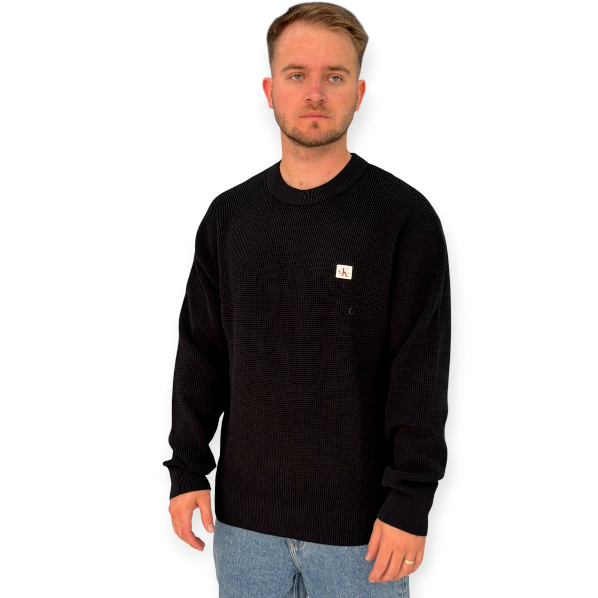 חולצה גברים CALVIN KLEIN CREW NECK SWEATER