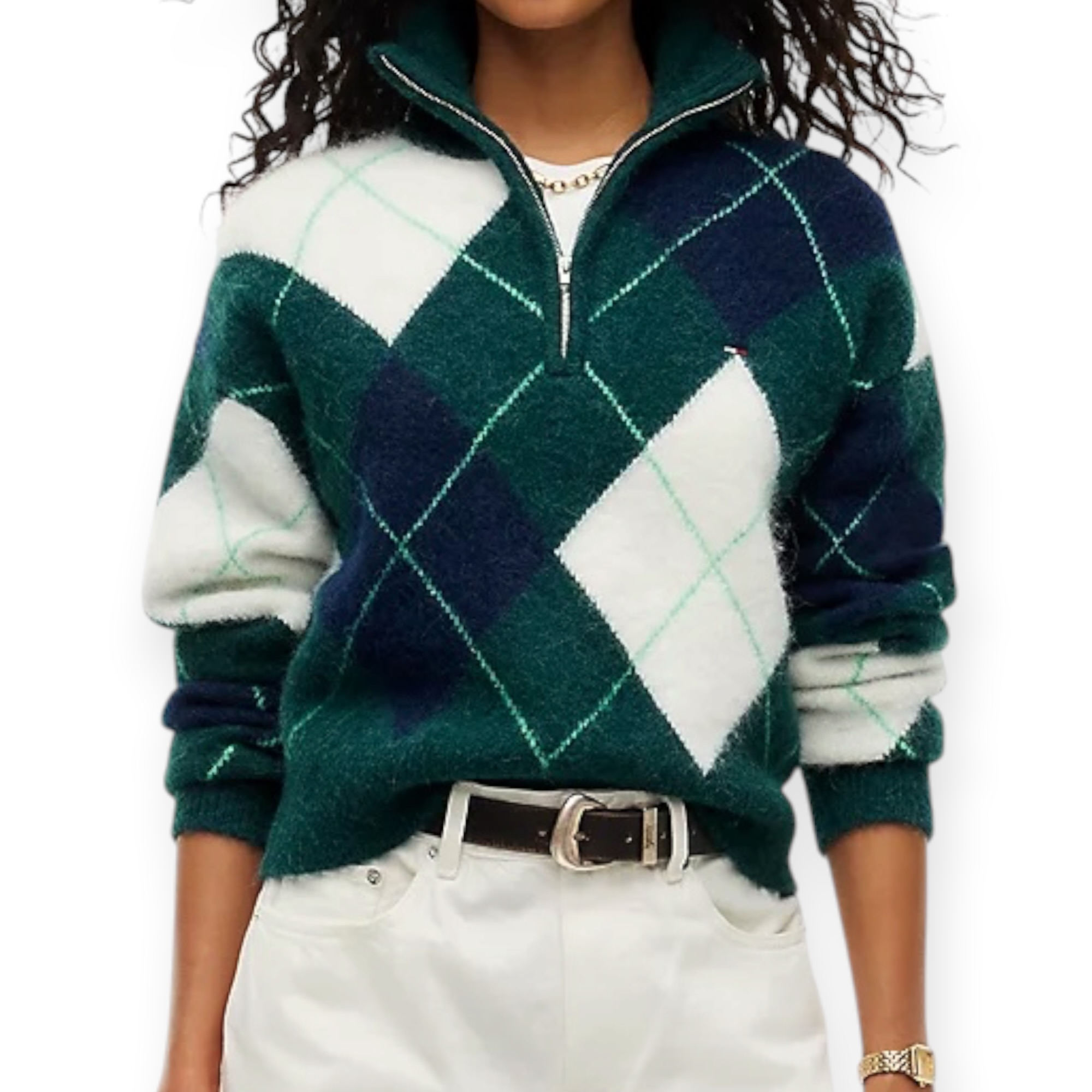 חולצה נשים TOMMY HILFIGER FLUFFY SWEATERS