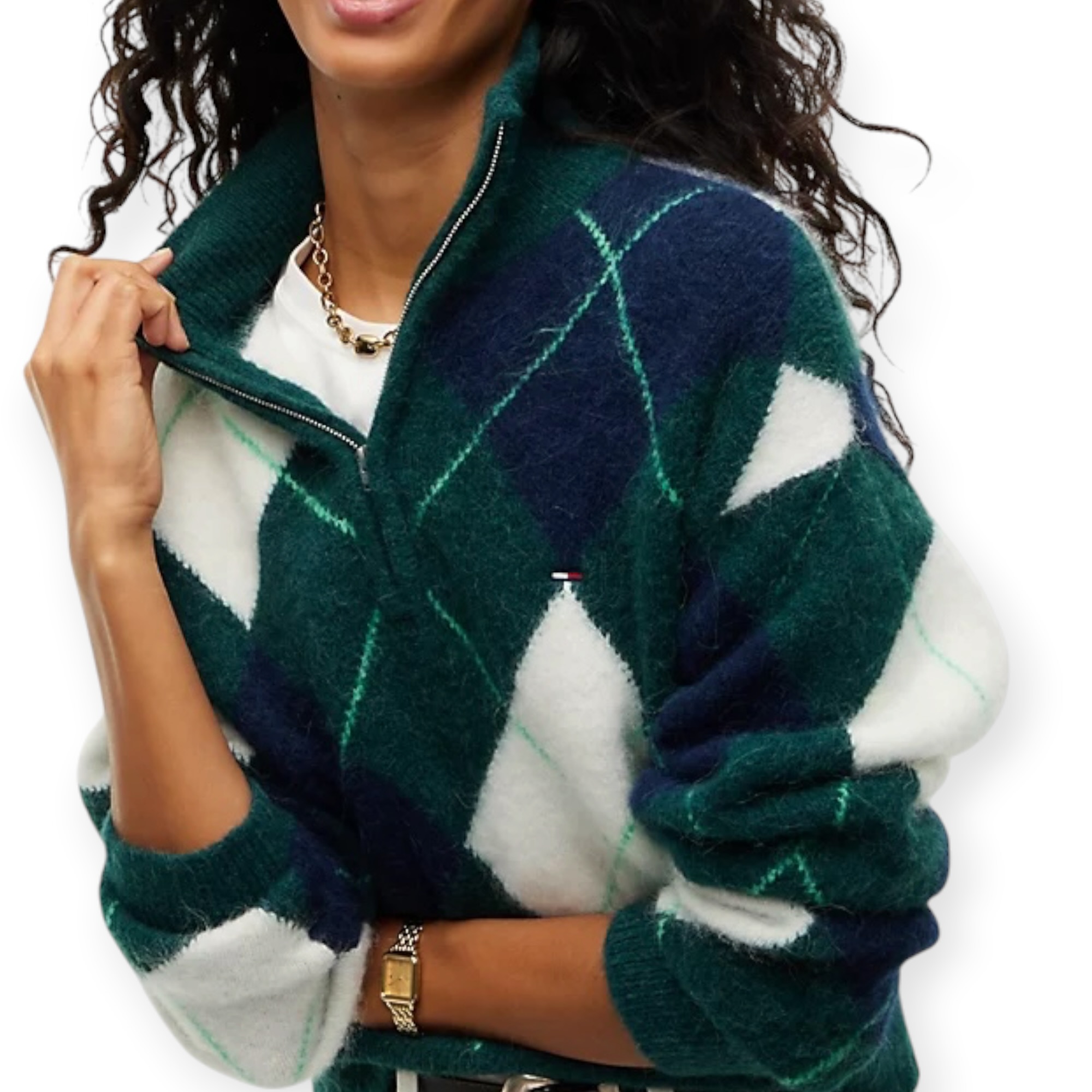 חולצה נשים TOMMY HILFIGER FLUFFY SWEATERS