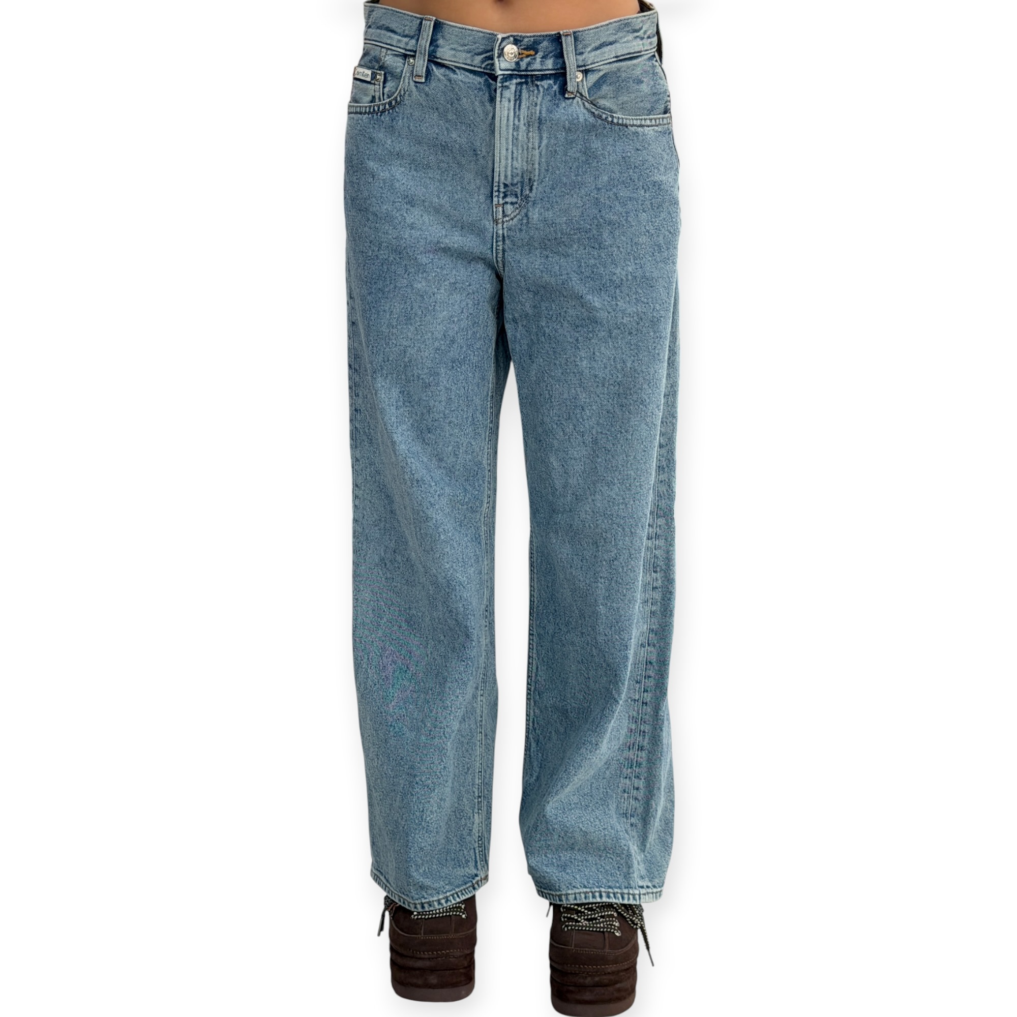 ג׳ינס נשים CALVIN KLEIN RELAXED BAGGY JEANS ג׳ינס נשים CALVIN KLEIN RELAXED BAGGY JEANS