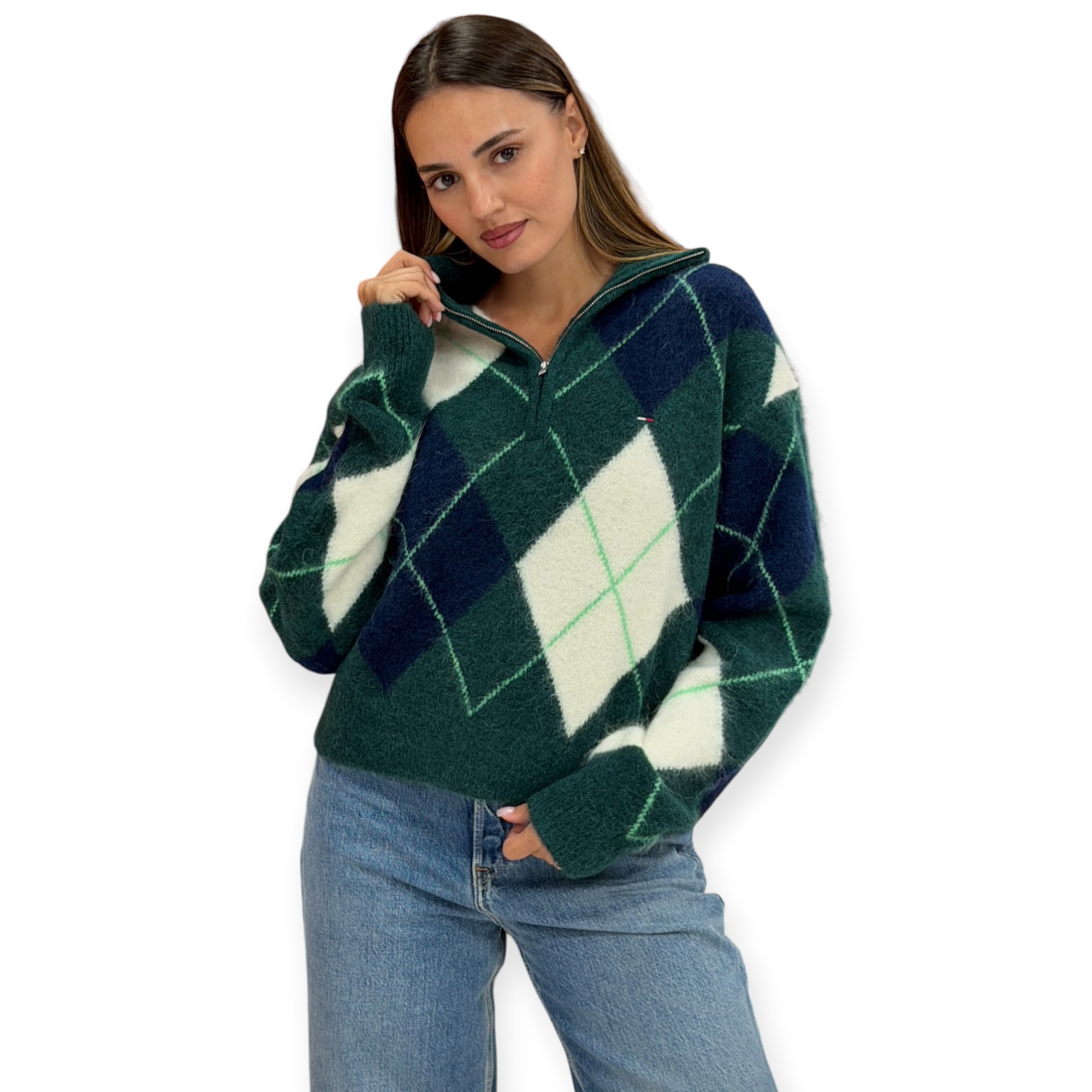 חולצה נשים TOMMY HILFIGER FLUFFY SWEATERS
