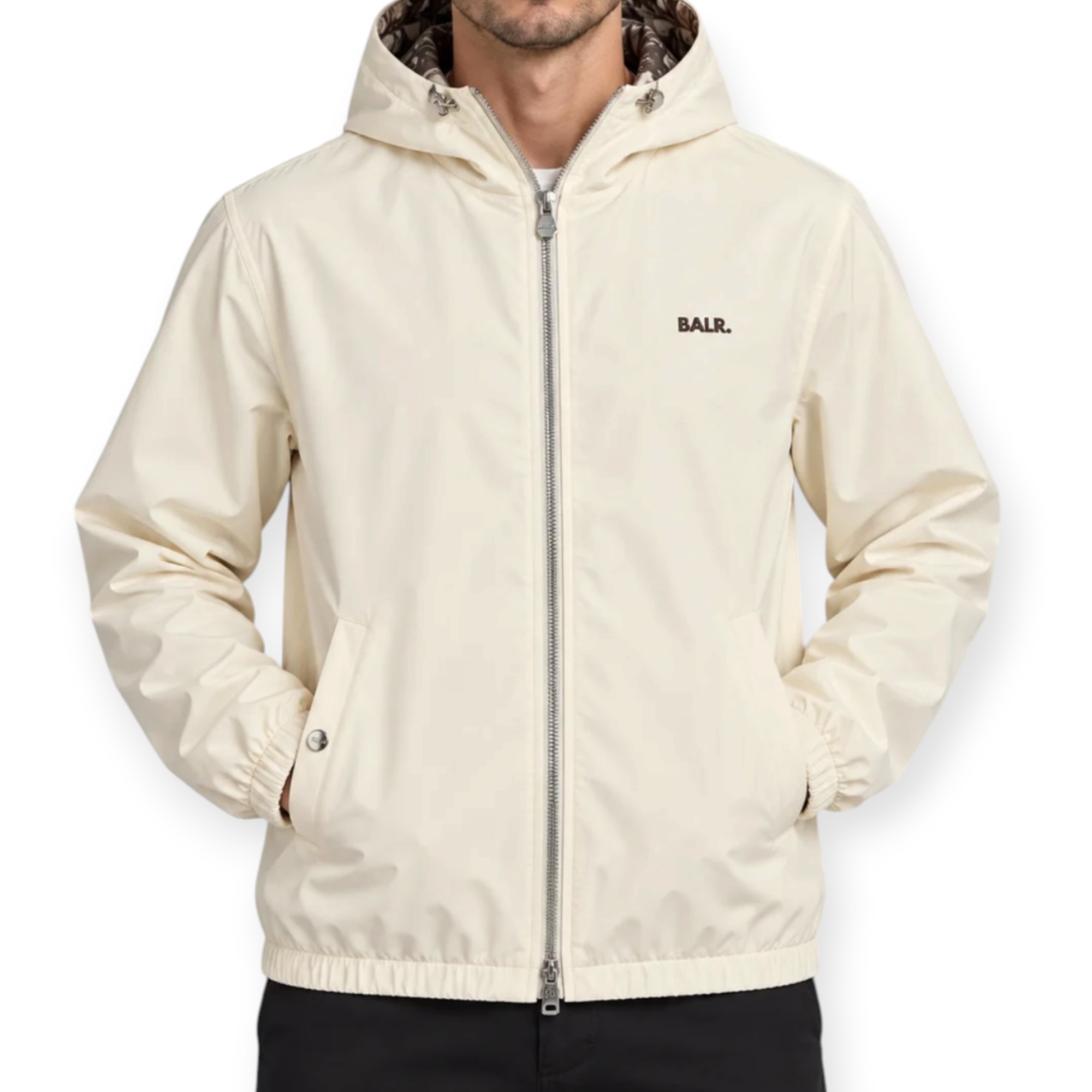 זקט רוכסן גברים BALR ZIPPED HOODED JACKET זקט רוכסן גברים BALR ZIPPED HOODED JACKET