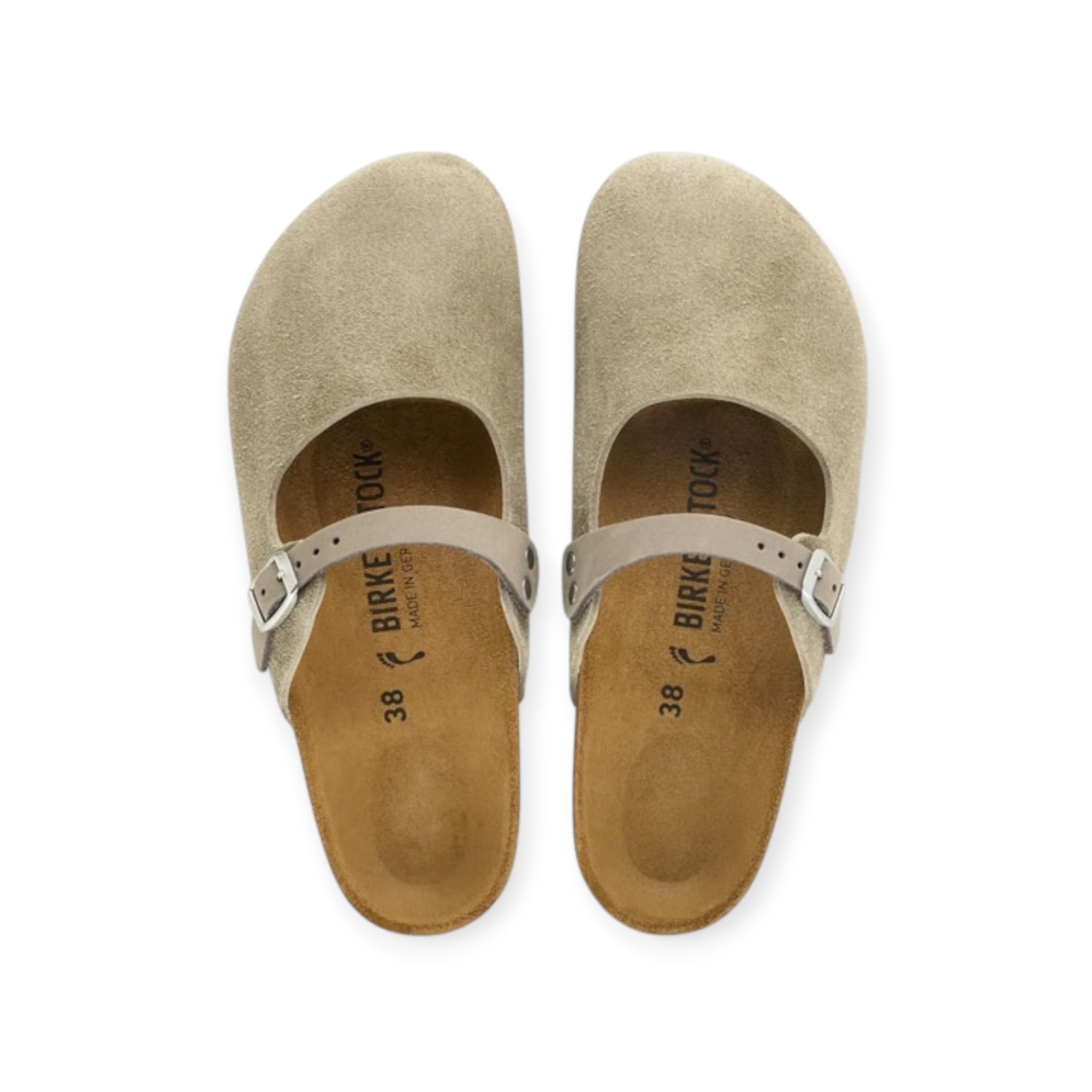נעלי בובה נשים BIRKENSTOCK MARIA TAUPE נעלי בובה נשים BIRKENSTOCK MARIA TAUPE