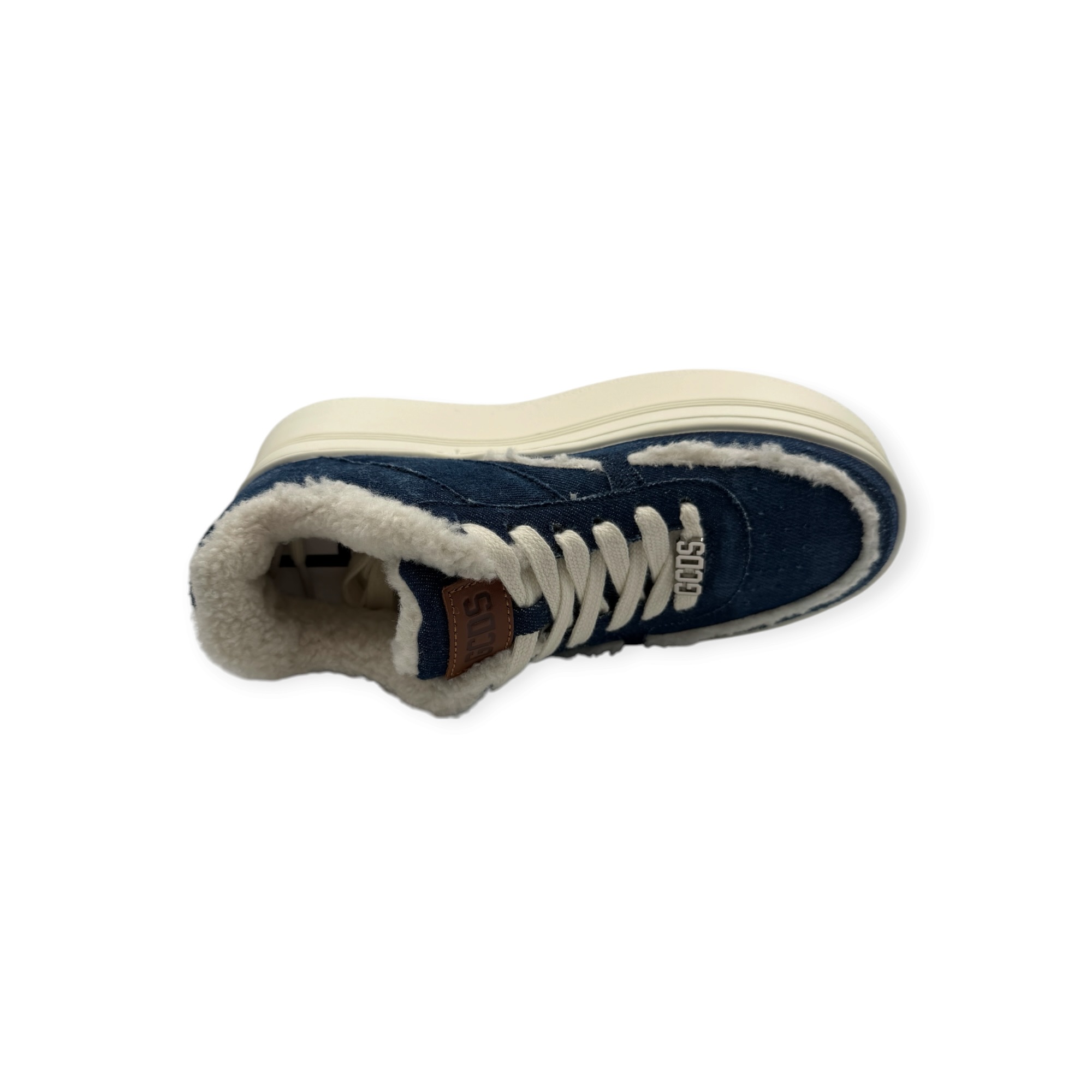 נעלי נשים GCDS WOMEN PLATFORM SNIKERS BLUE נעלי נשים GCDS WOMEN PLATFORM SNIKERS BLUE