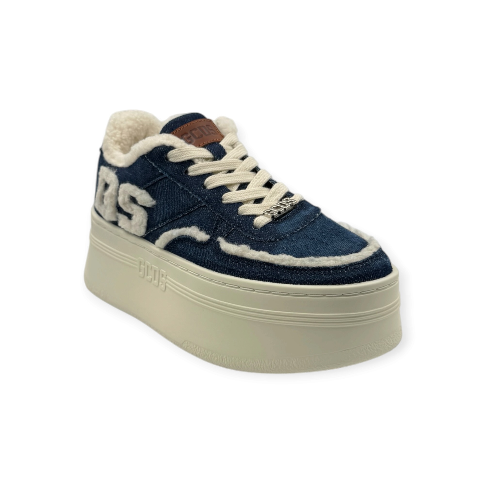 נעלי נשים GCDS WOMEN PLATFORM SNIKERS BLUE נעלי נשים GCDS WOMEN PLATFORM SNIKERS BLUE