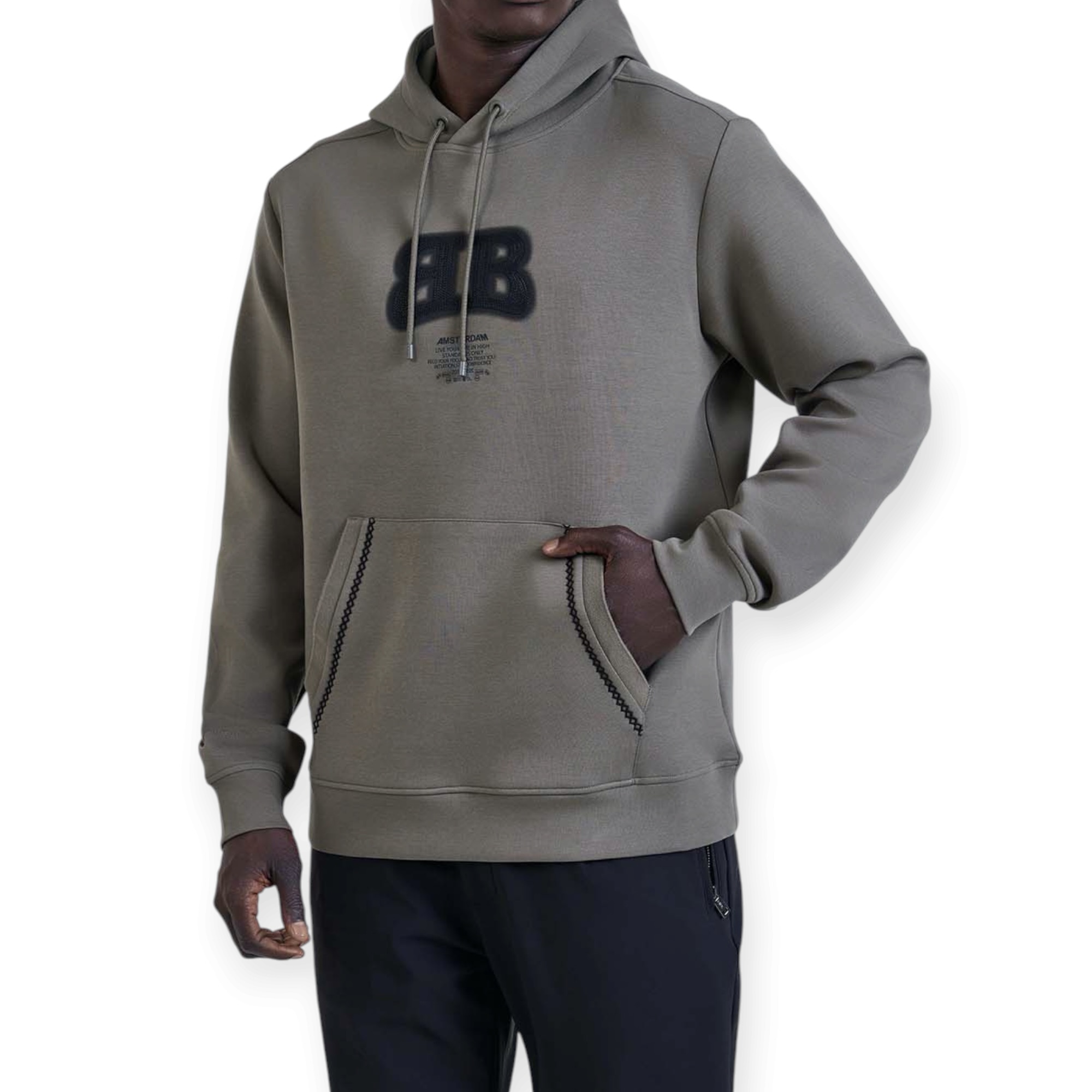 חולצה גברים BALR RELAXED HOODIE