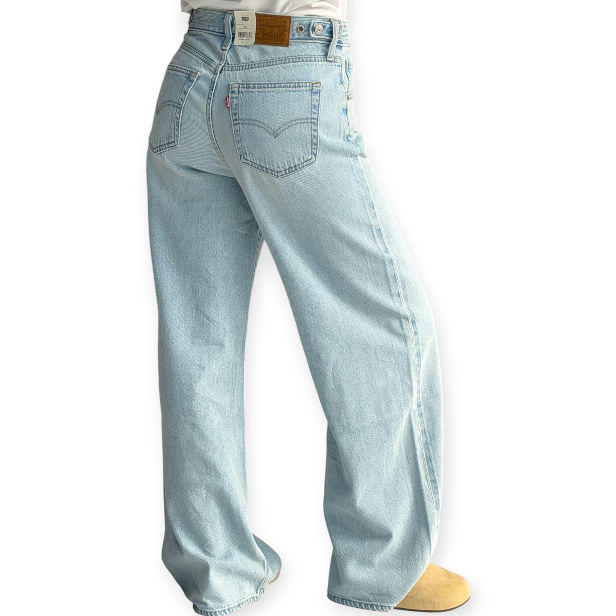 גינס נשים LEVIS CINCH WIDE LEG JEANS