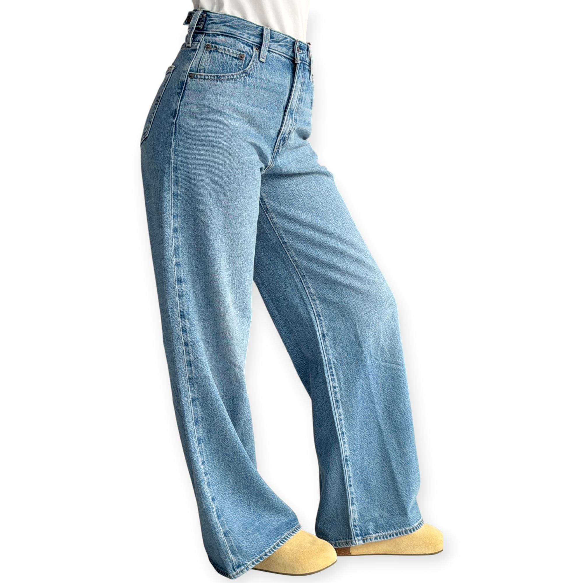 גינס נשים LEVIS CINCH WIDE LEG JEANS