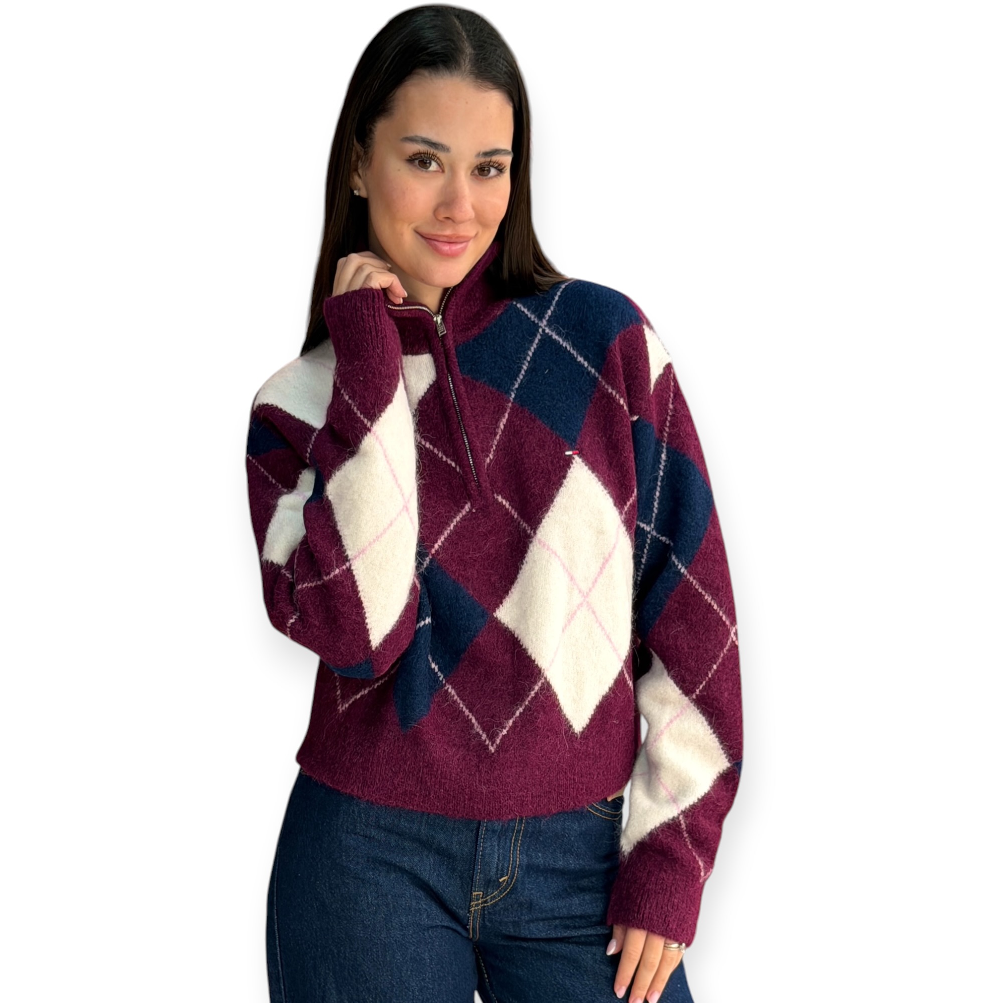 חולצה נשים TOMMY HILFIGER FLUFFY SWEATERS