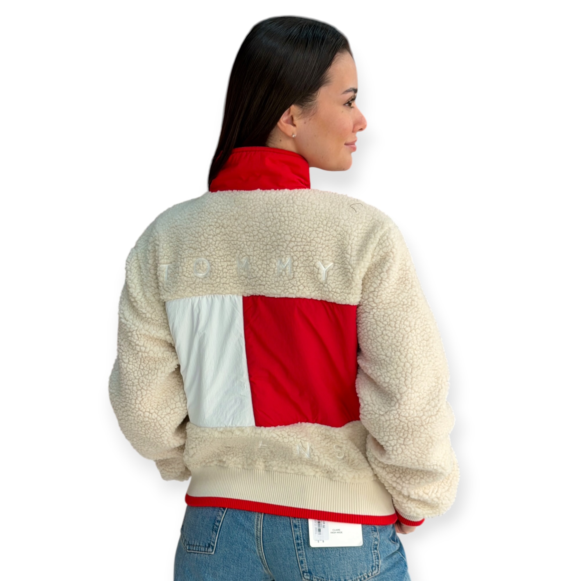 מעיל נשים TOMMY HILFIGER FLEECE JACKET