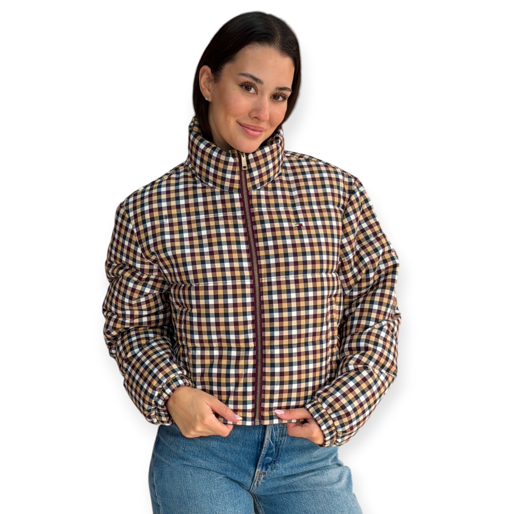 מעיל נשים TOMMY HILFIGER CROP PUFFER