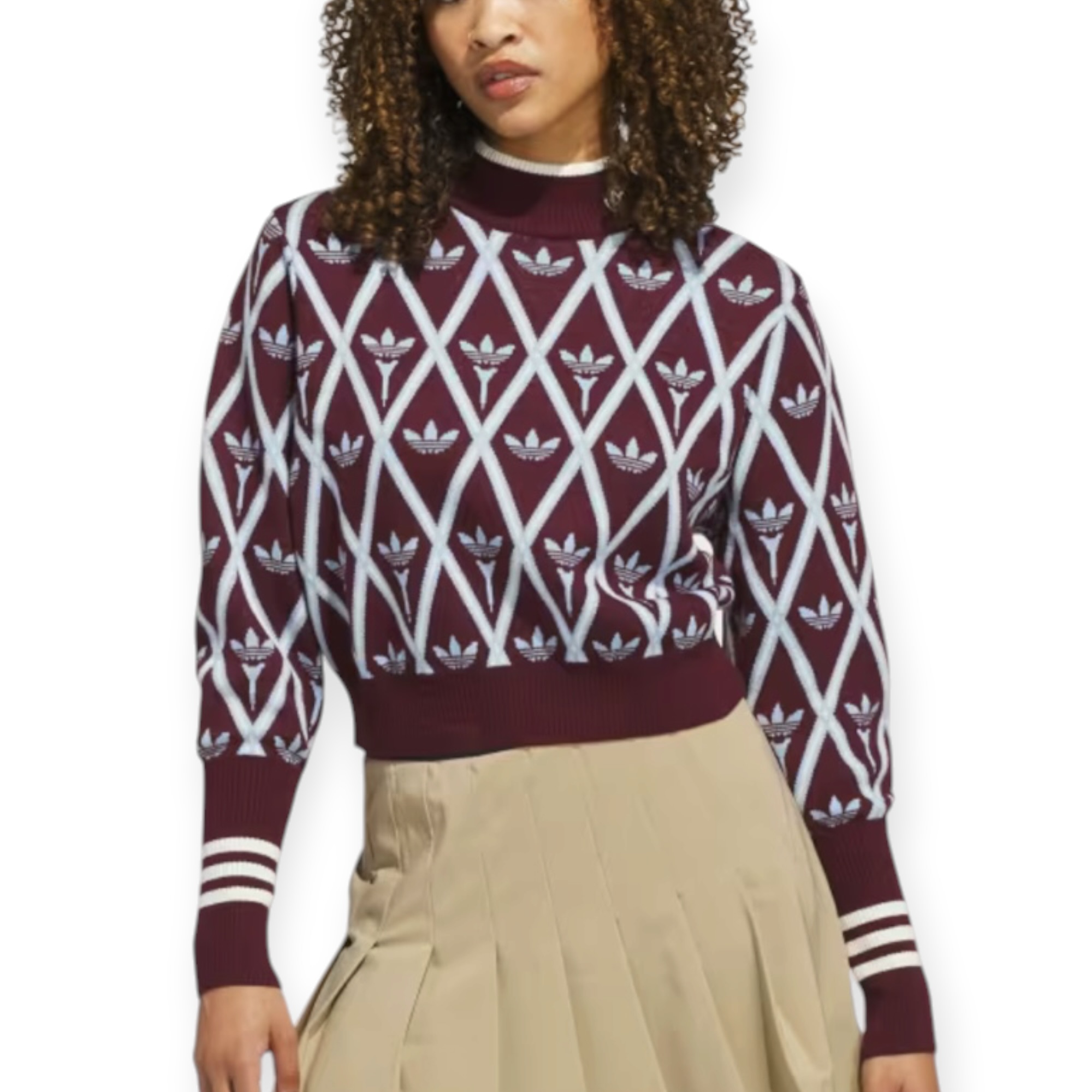 חולצה סריג נשים ADIDAS SWEATER TURTLENECK