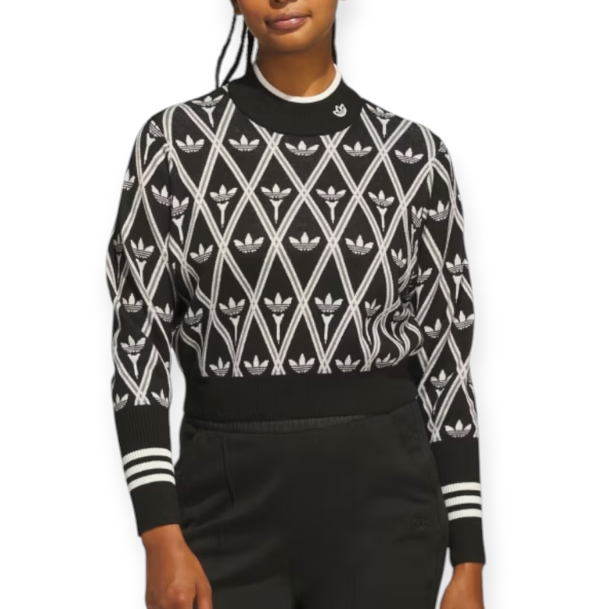 חולצה סריג נשים ADIDAS SWEATER TURTLENECK