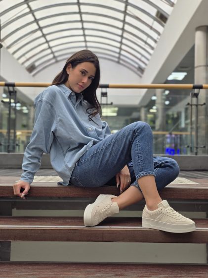 נעלי TOMMY HILFIGER GREENWICH FLATFORM ELEVATED