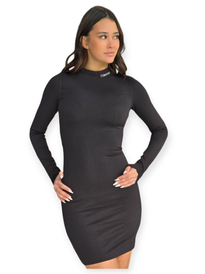 שמלה CALVIN KLEIN ELASTIC DRESS