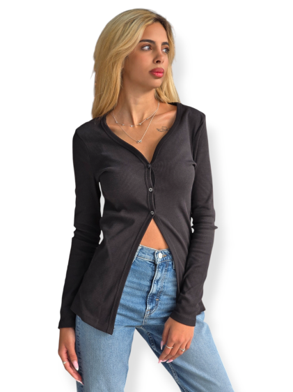 חולצה CALVIN KLEIN RIB CARDIGAN