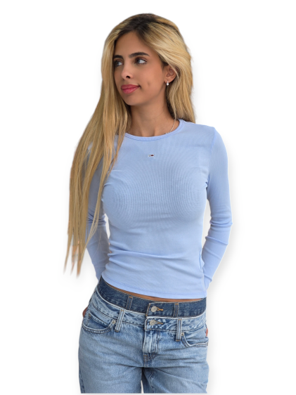 חולצה TOMMY HILFIGER SLIM  RIB