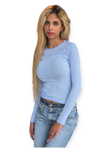 חולצה TOMMY HILFIGER SLIM  RIB