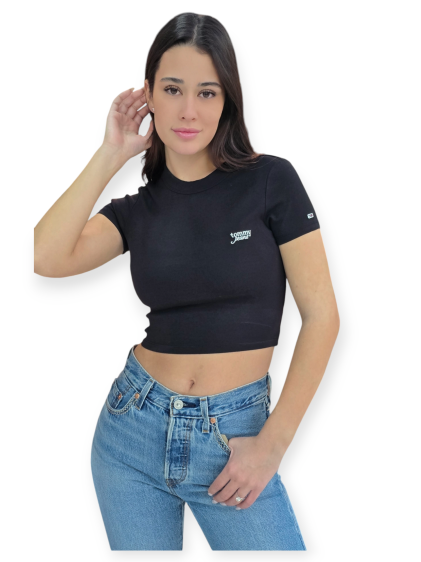 חולצה TOMMY HILFIGER SLIM CRP SCRIPT