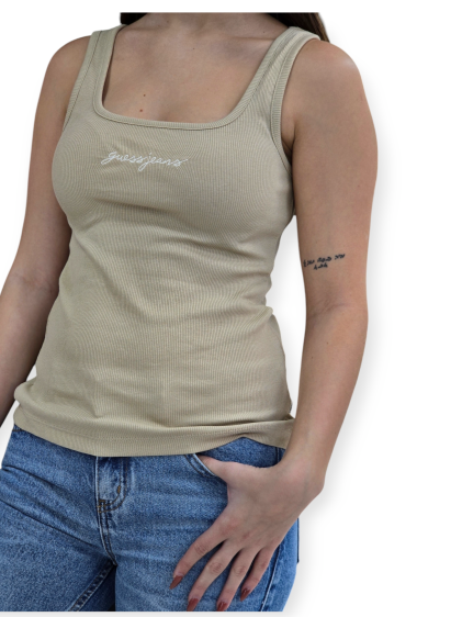 חולצה GUESS TANK SLIM RIB TEE