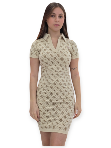 שמלה GUESS RHOMBUS SHORT DRESS