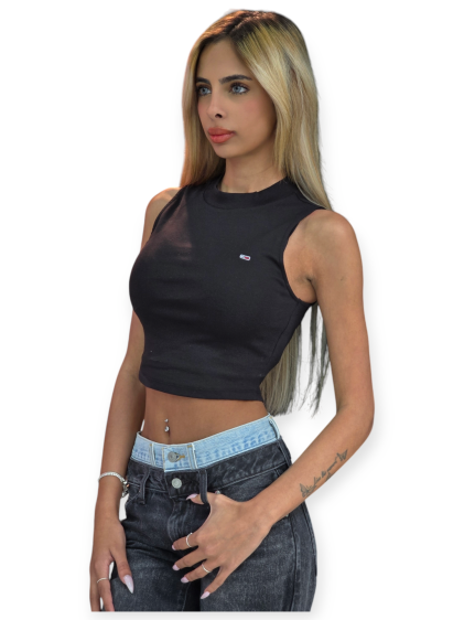 חולצה TOMMY HILFIGER SLIM MOCK NECK