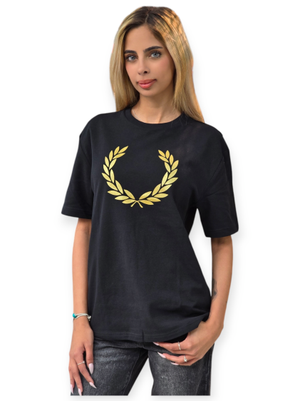 חולצה FRED PERRY METALLIC LAUREL TEE