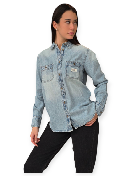 חולצה GUESS LS DENIM SHIRT