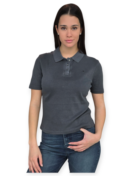 חולצה CALVIN KLEIN WASHED POLO TOP
