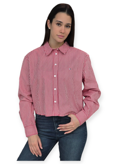 חולצה TOMMY HILFIGER POPLIN SHIRT RELAXED CRP