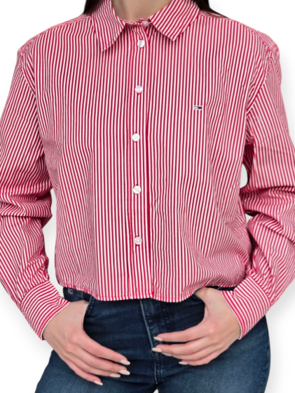 חולצה TOMMY HILFIGER POPLIN SHIRT RELAXED CRP