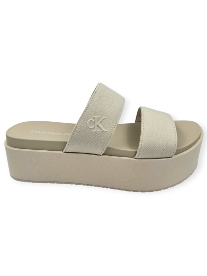 נעלי CALVIN KLEIN FLATFORM SANDAL