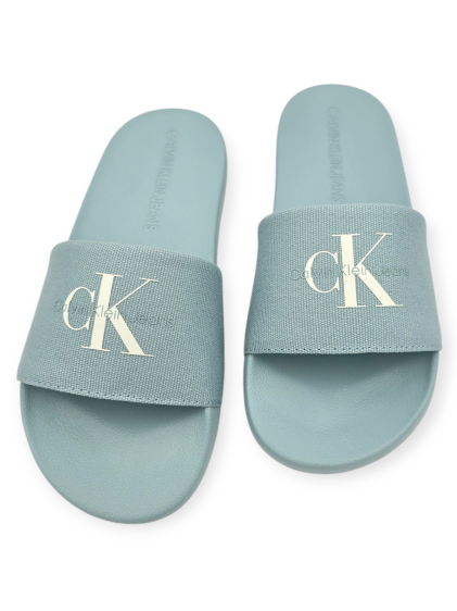 נעלי CALVIN KLEIN SLIDE MONOGRAM
