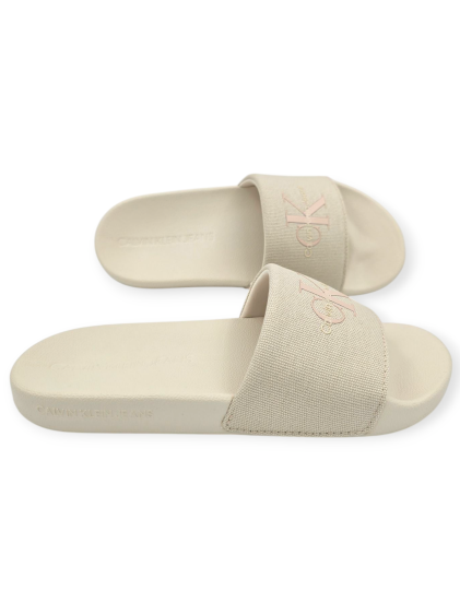נעלי CALVIN KLEIN SLIDE MONOGRAM