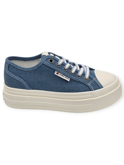 נעלי TOMMY HILFIGER FOXING FLATFORM LC