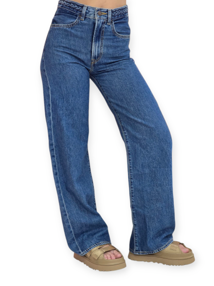 גינס LEVIS RIBCAGE WL BRAIDED
