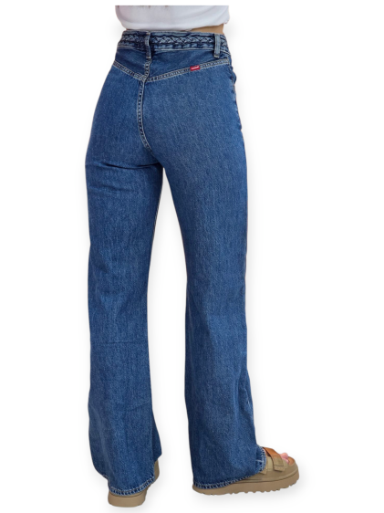 גינס LEVIS RIBCAGE WL BRAIDED